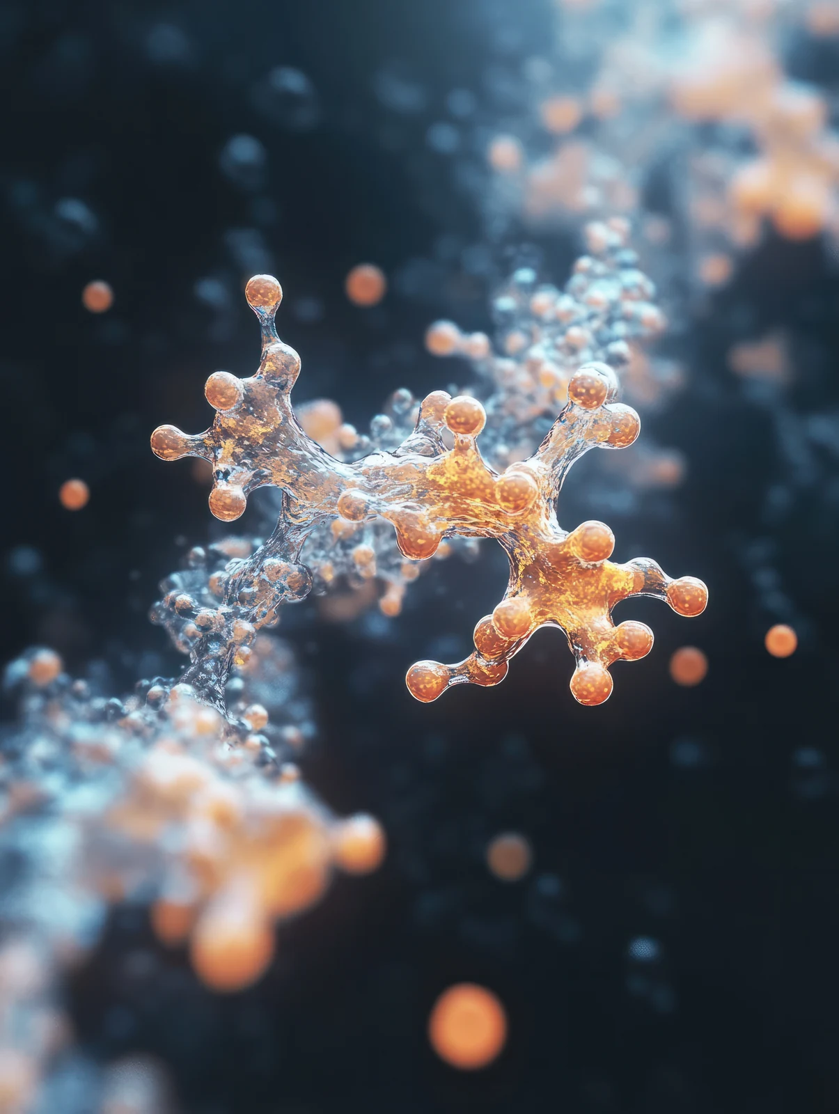Peptide molecular cluster representing IV Therapy & Biologics